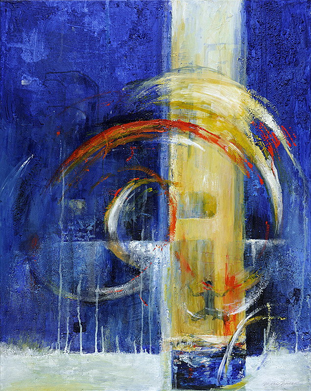 Mica Knorr-Borocco: Regatta, 2011, Acryl